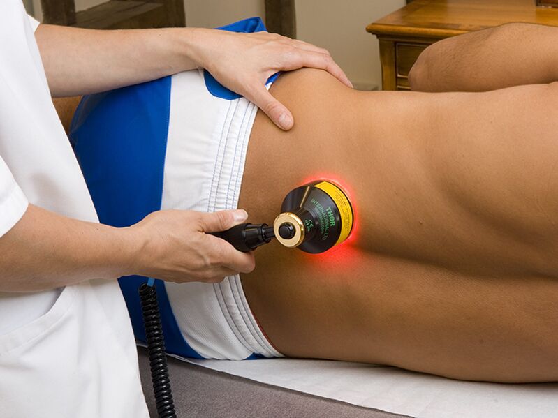 The options for back pain therapy on the lower back