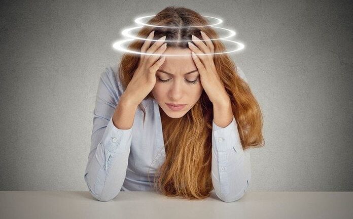 Dizziness is a common symptom of cervical spondylosis in women