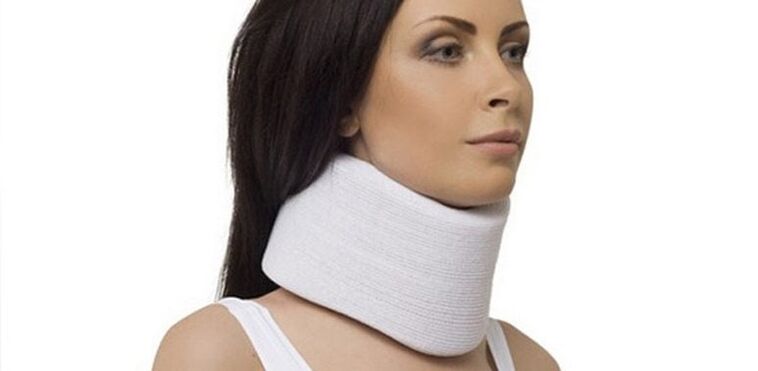Shants collar immobilizes the vertebrae in aggravated cervical spondylosis